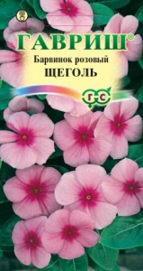 Цветы Барвинок розовый Щеголь Гавриш